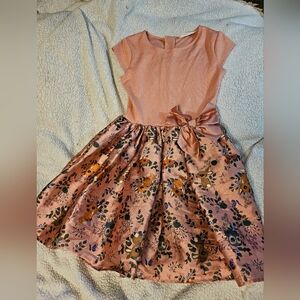 Floral Pink Kids Dress